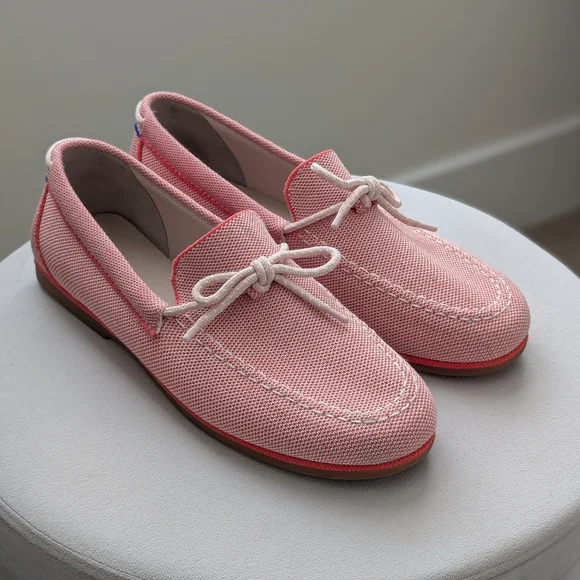 Rothy's Pink Boat Shoes, Size 8.5, Like New! - Picture 1 of 4